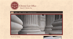 Desktop Screenshot of christielawoffice.org
