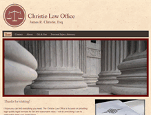 Tablet Screenshot of christielawoffice.org